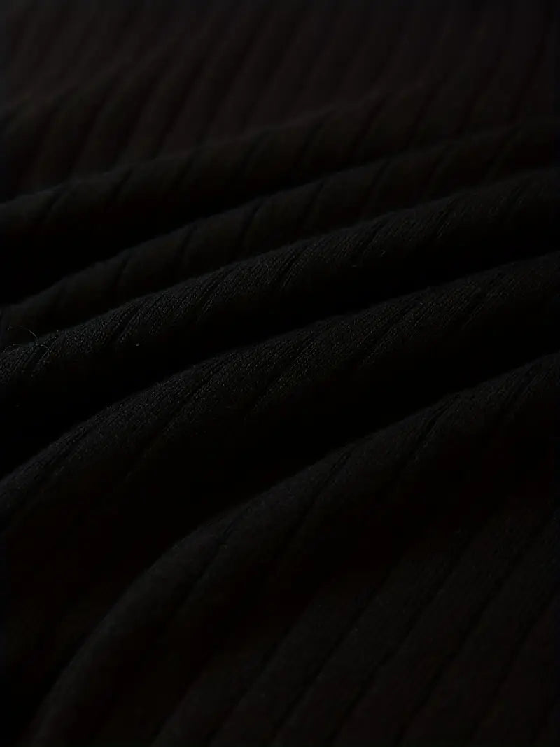 Bellanoa | Men’s Vertical Ribbed Polo Collar Sweater