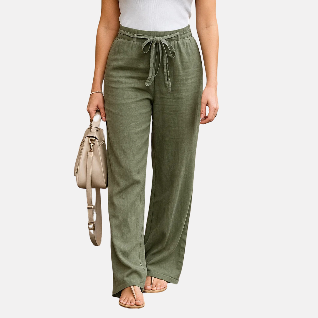 Bellanoa | Women’s Elegant Linen Trousers