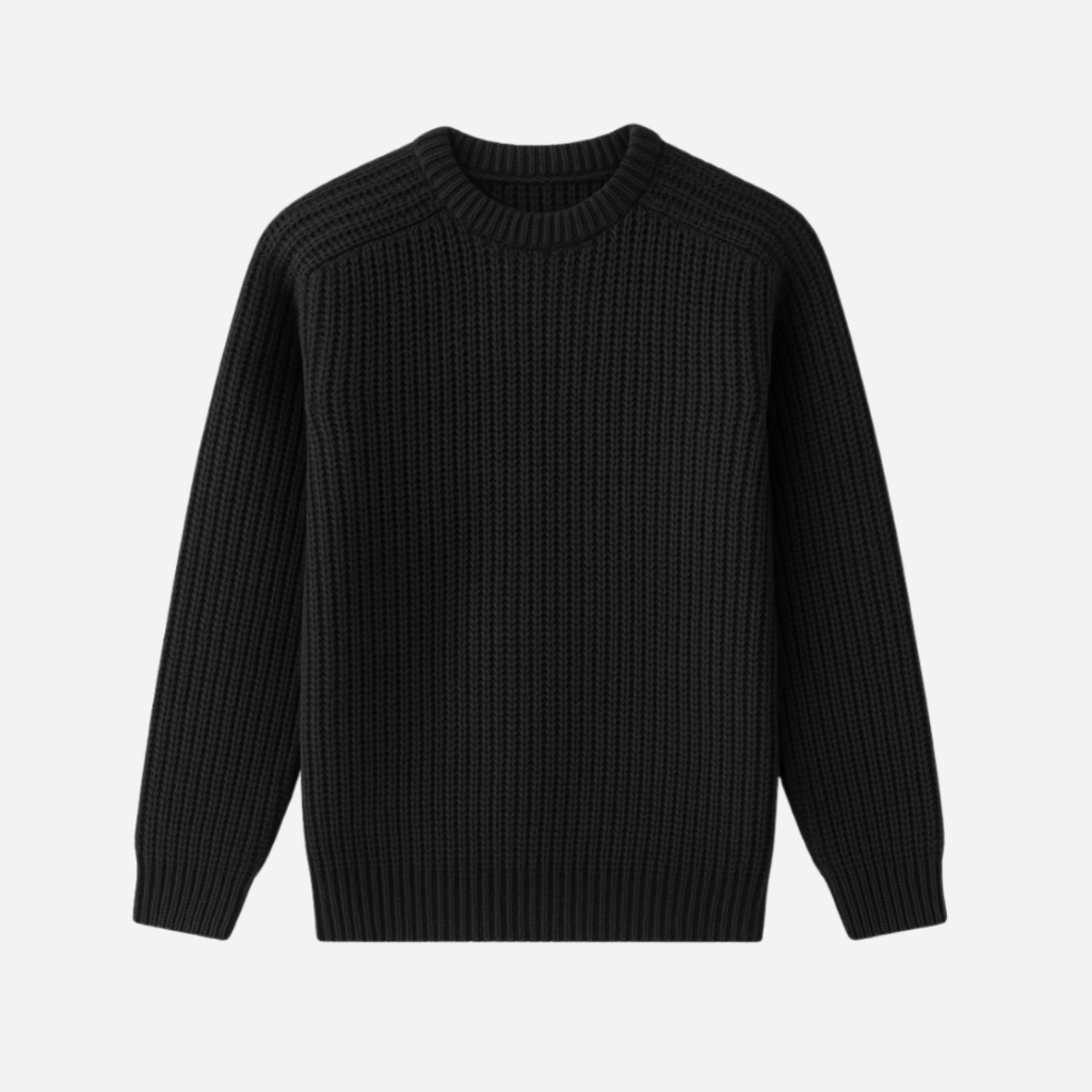 Bellanoa | Men’s Crew Neck Ribbed Pullover