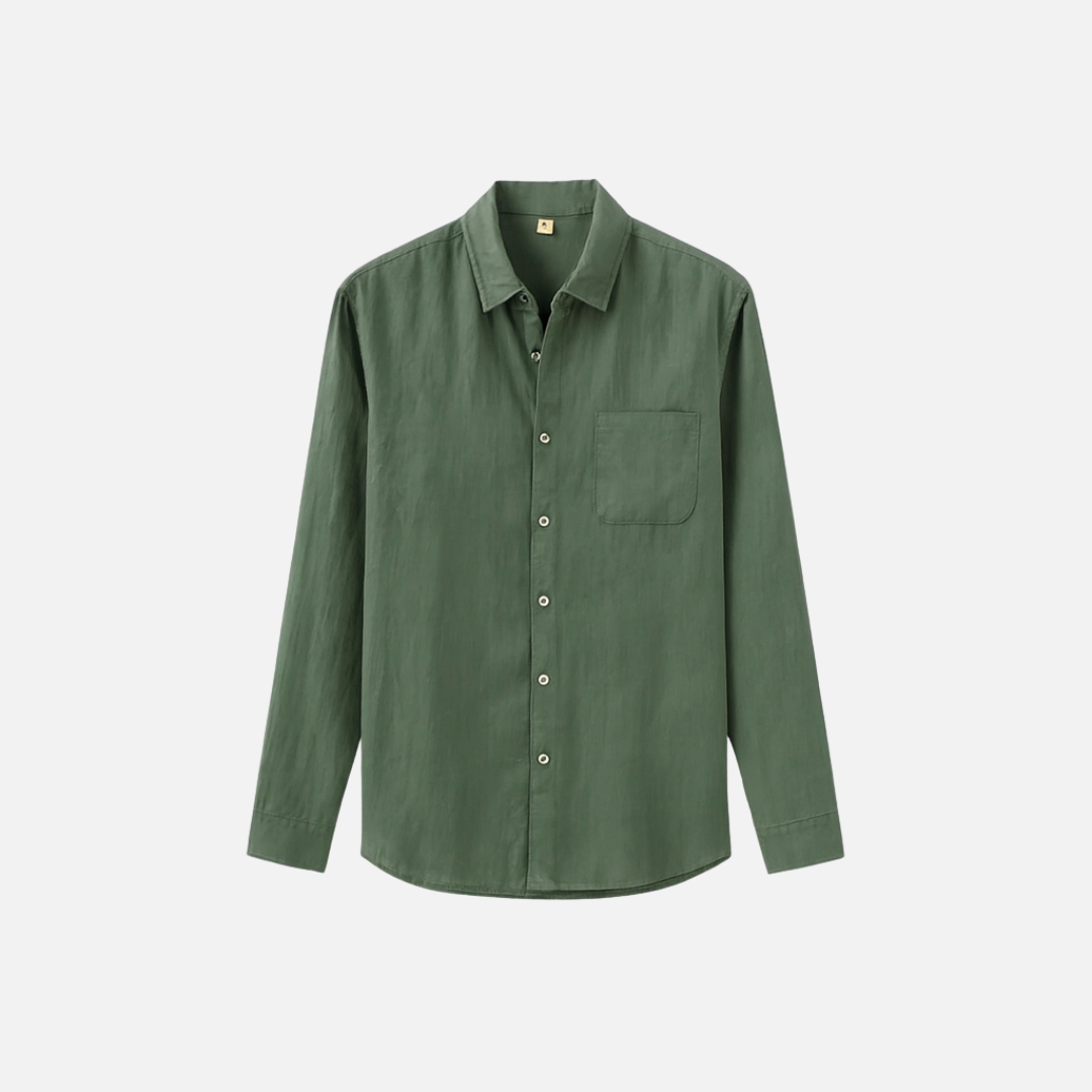 Bellanoa | Men’s Ivy Linen Button-Down Shirt
