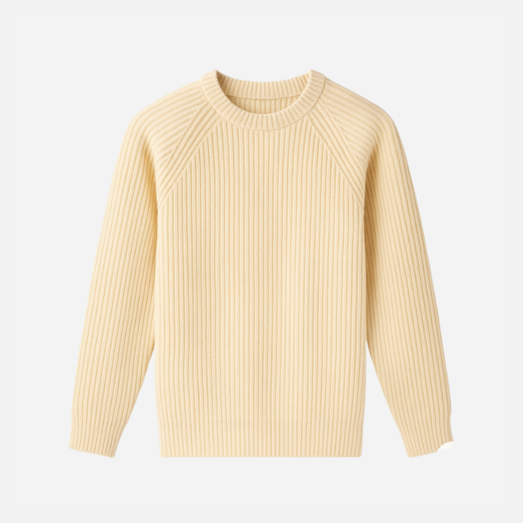 Bellanoa | Men’s Crew Neck Ribbed Pullover