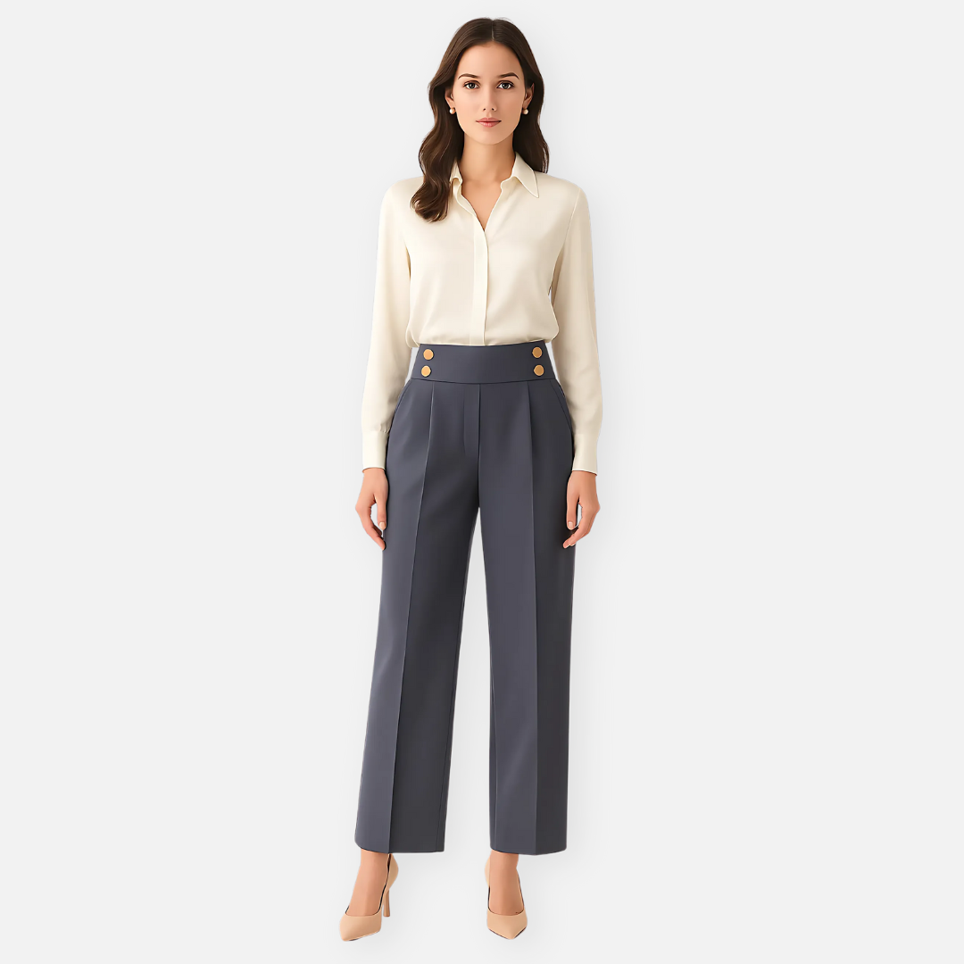 Bellanoa | Women’s High-Waist Wide-Leg Trousers