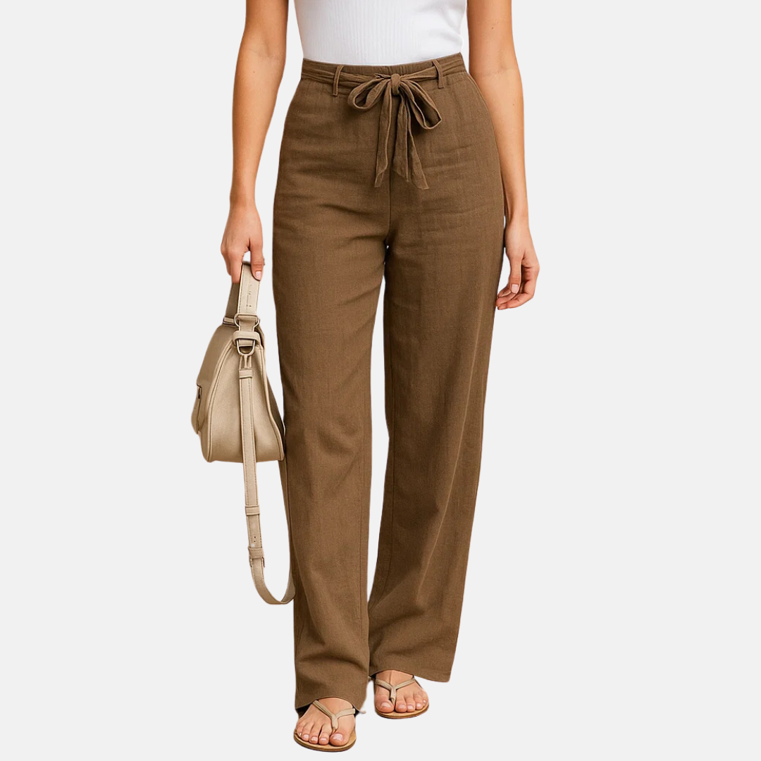 Bellanoa | Women’s Elegant Linen Trousers