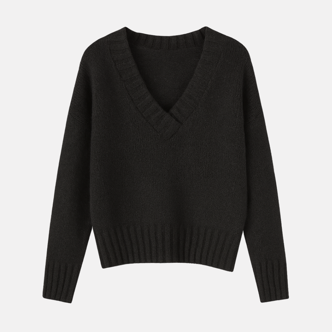 Bellanoa | Women’s Soft Knit V-Neck Sweater