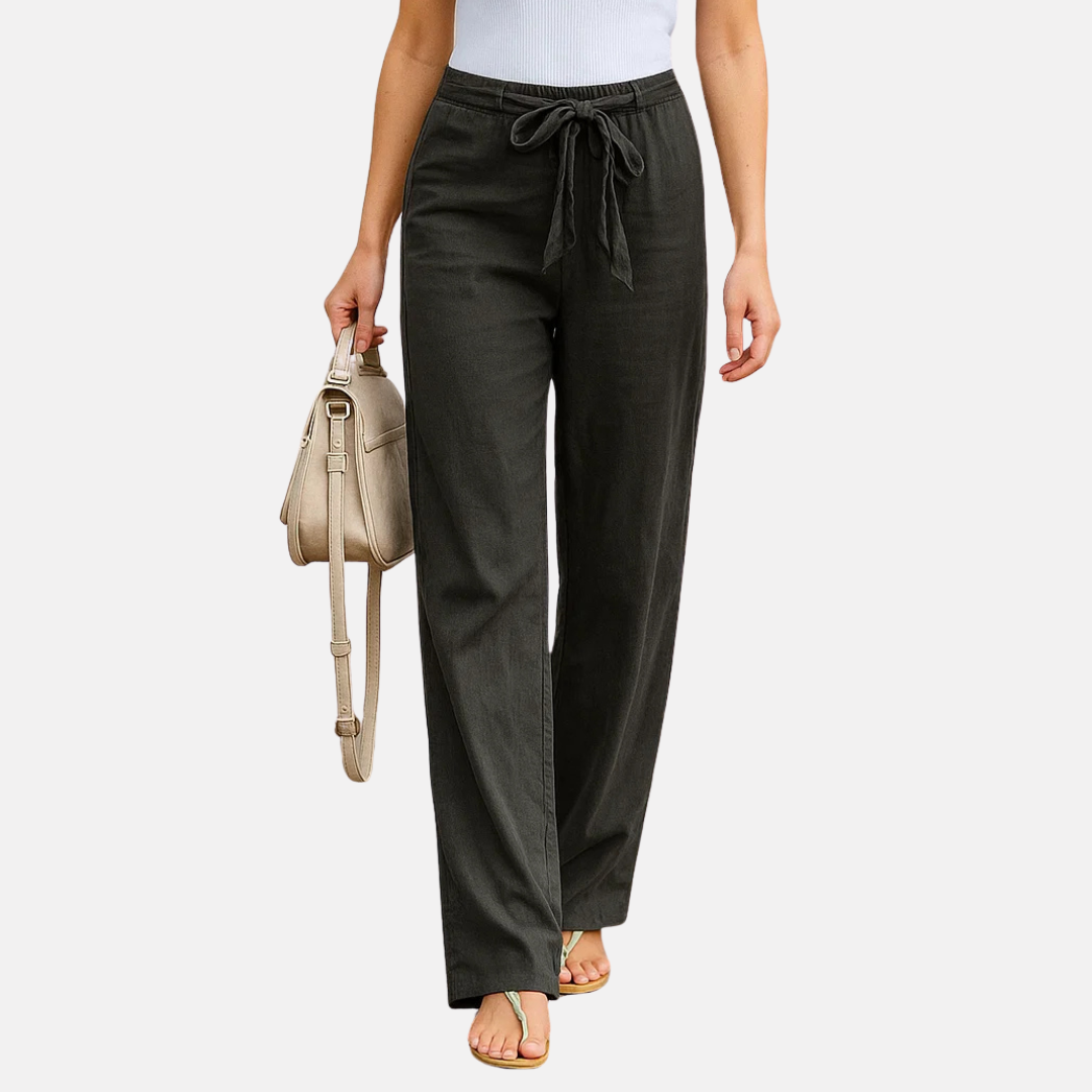 Bellanoa | Women’s Elegant Linen Trousers