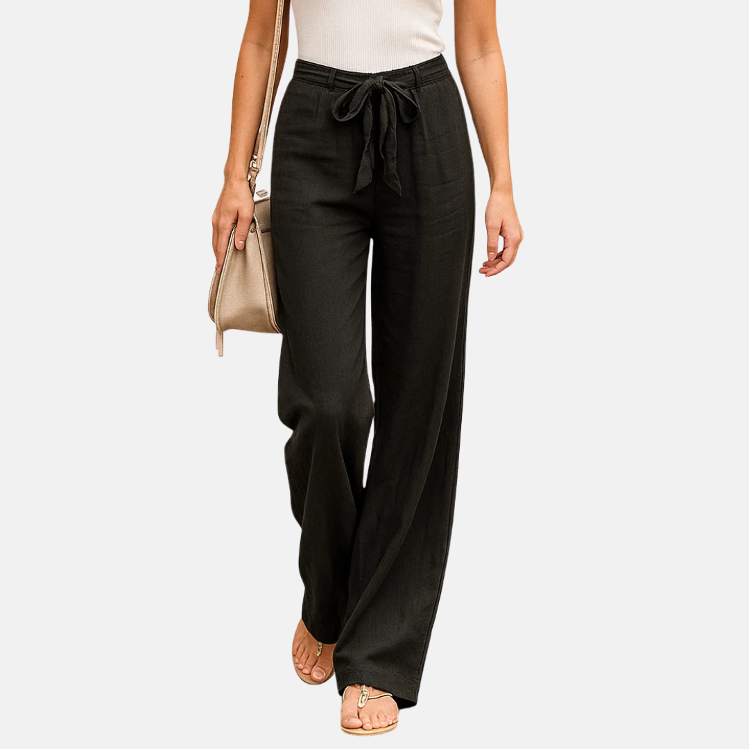 Bellanoa | Women’s Elegant Linen Trousers