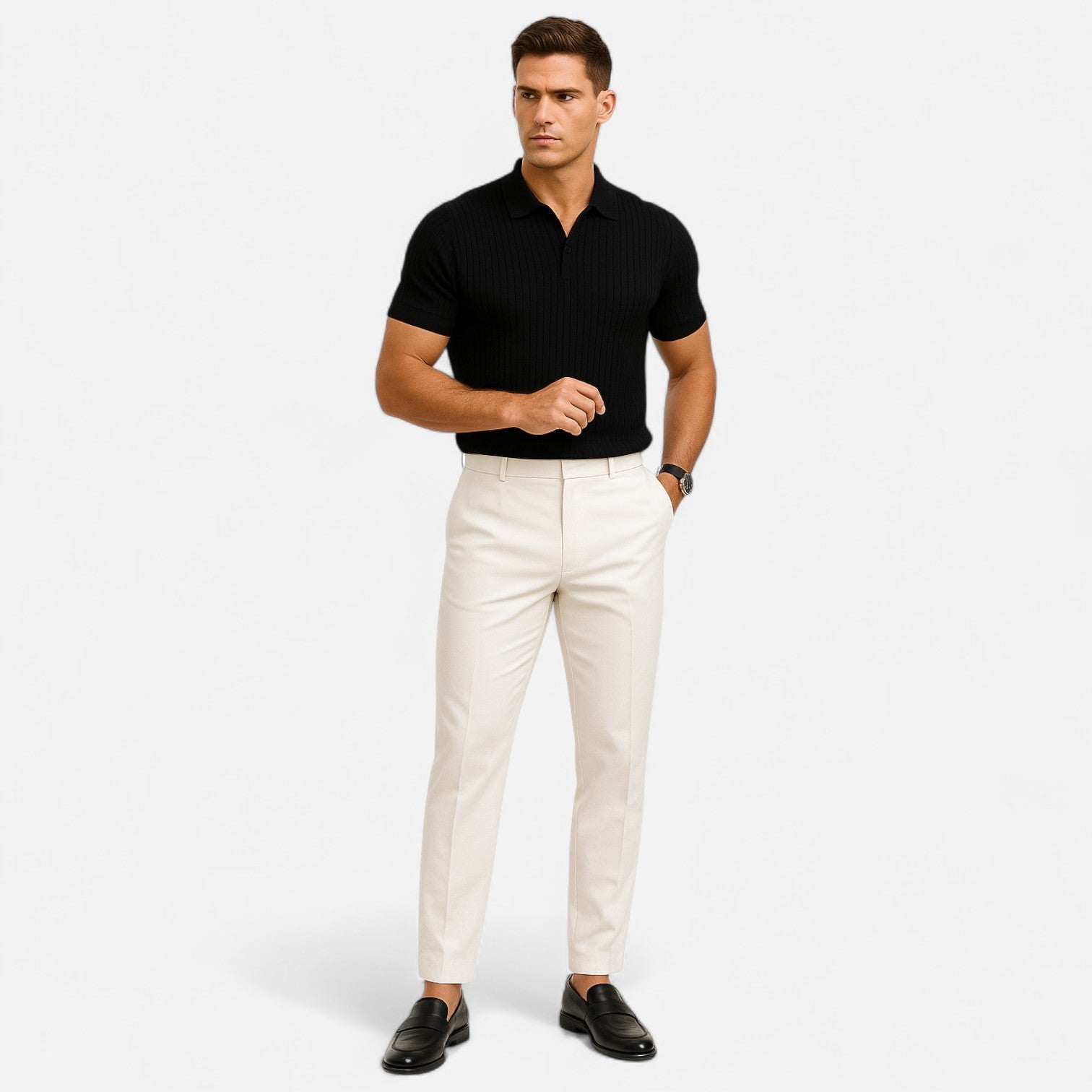 Bellanoa | Men’s Slim Polo in Breathable Cotton Piqué