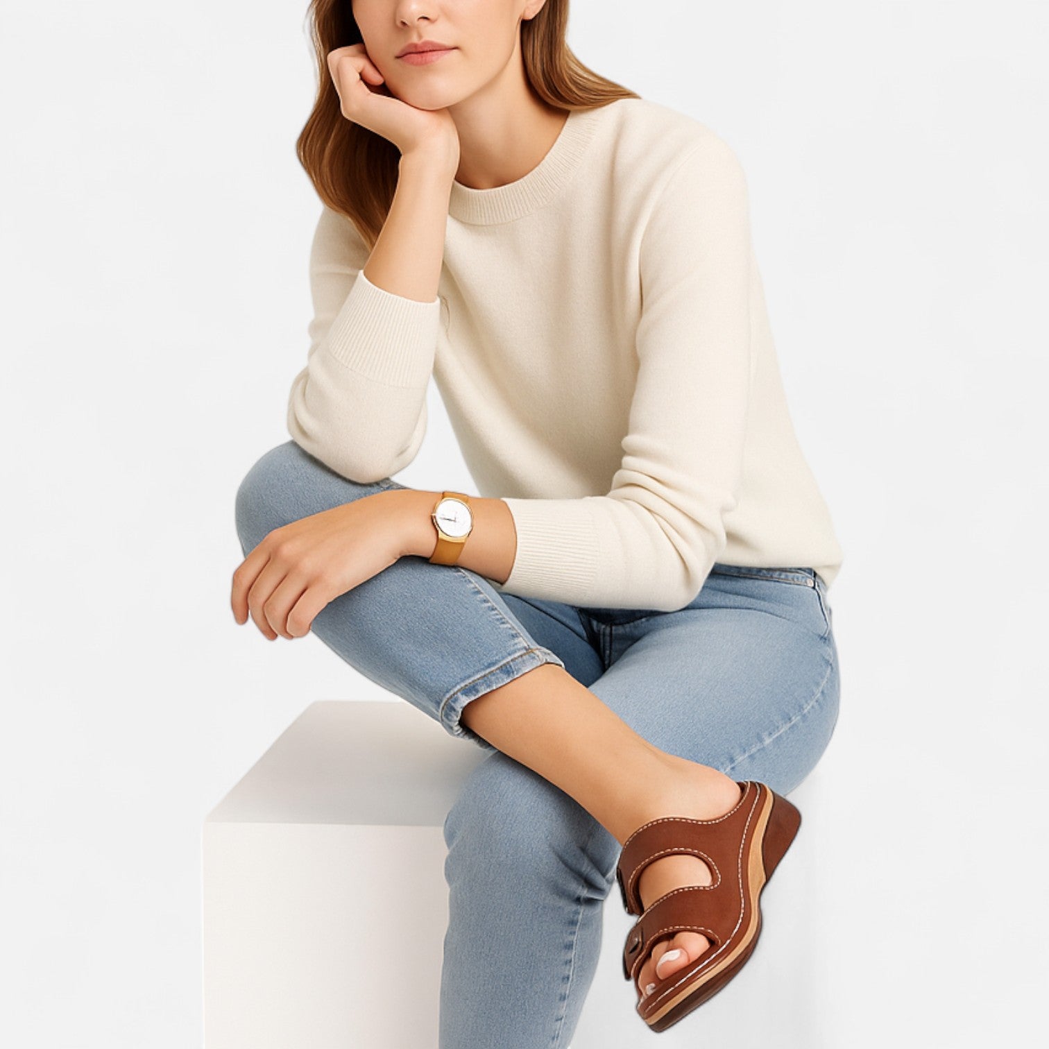 Bellanoa | Women’s Orthopaedic Sandals in Cushioned Leather