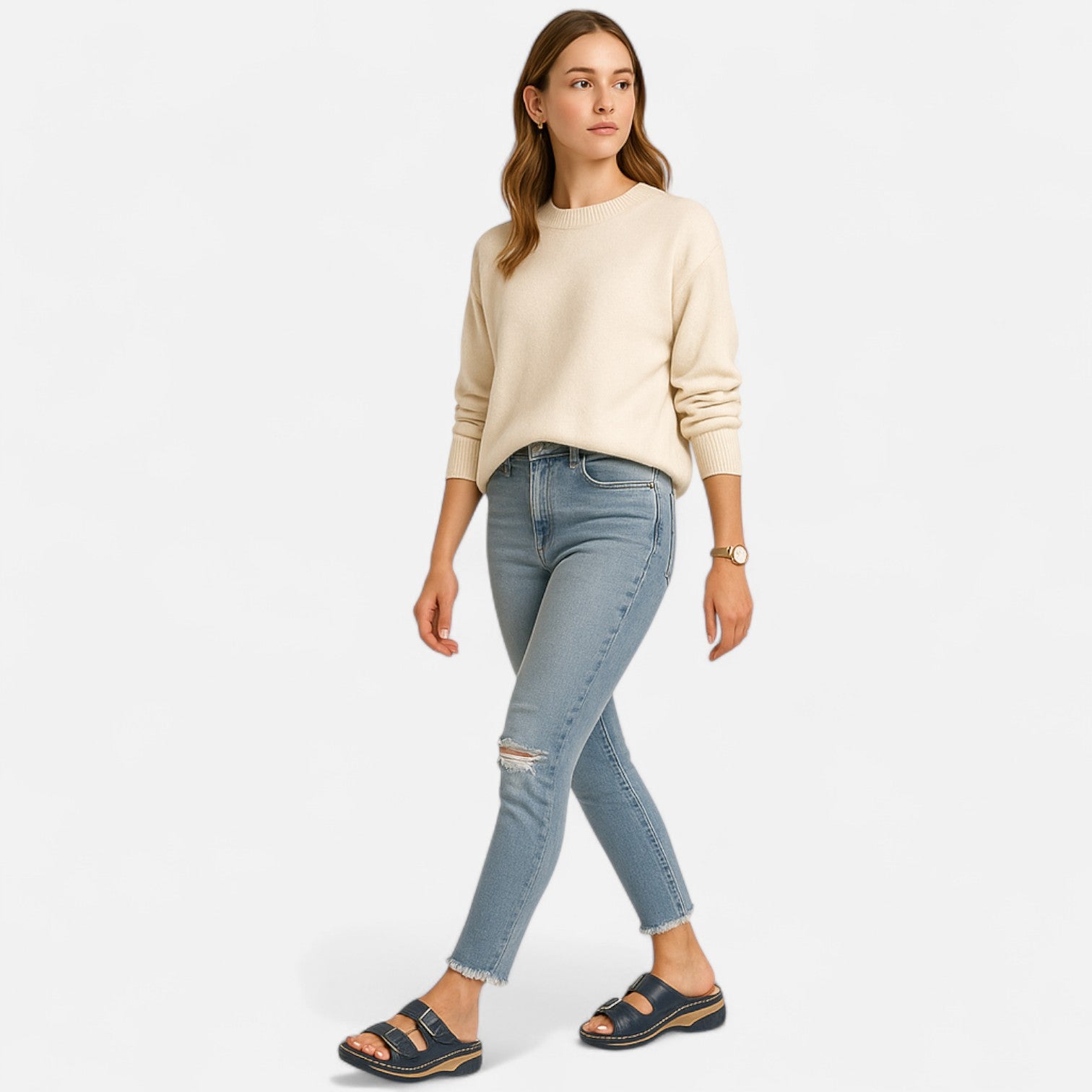 Bellanoa | Women’s Orthopaedic Sandals in Cushioned Leather