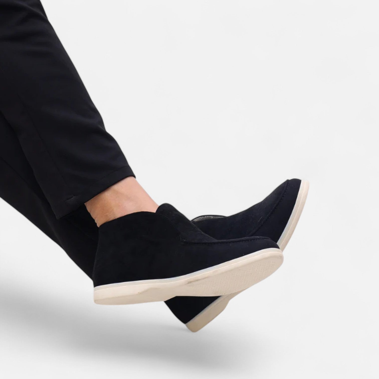 Bellanoa | Men’s High-Cut Suede Loafers