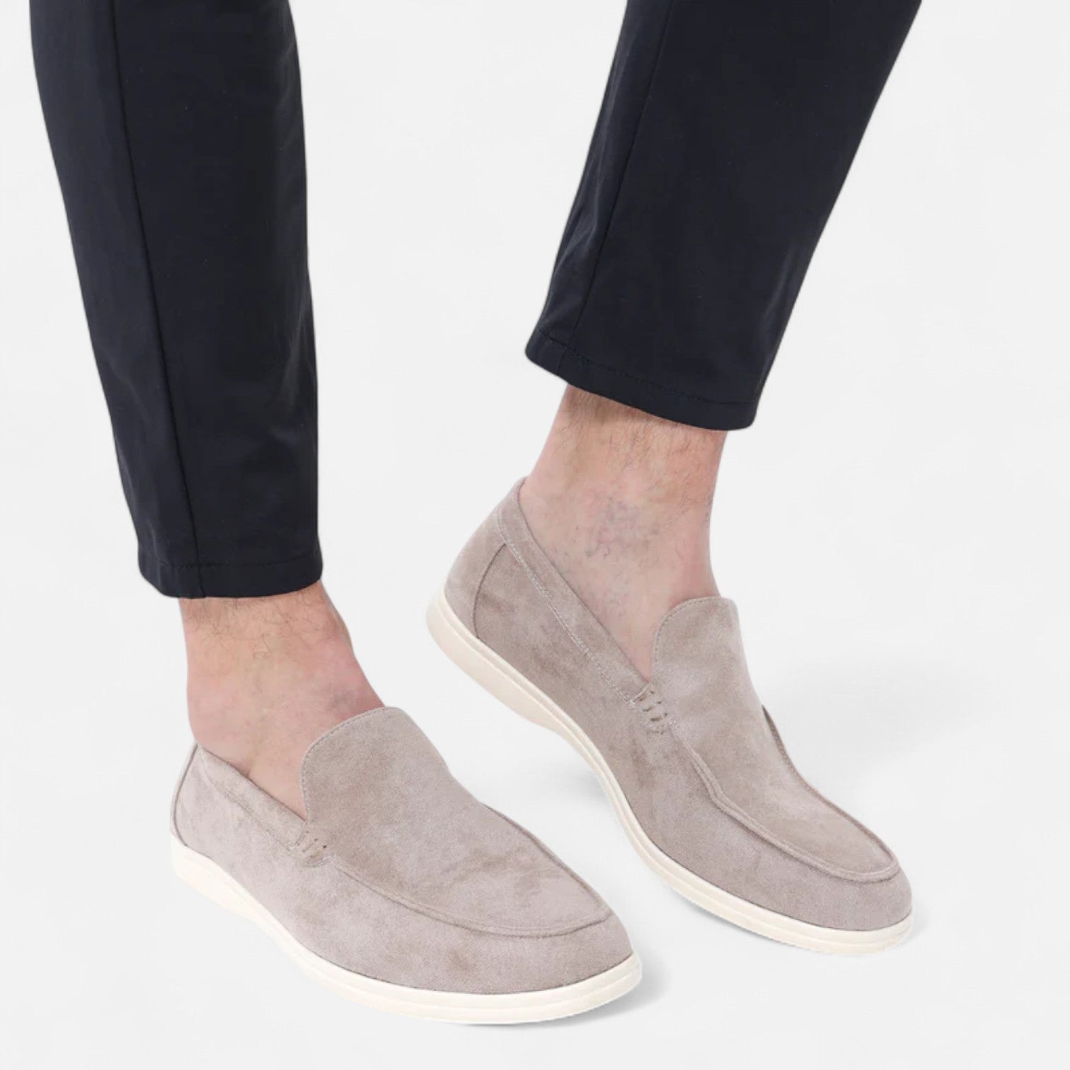 Bellanoa | Men’s Riviera Suede Penny Loafers