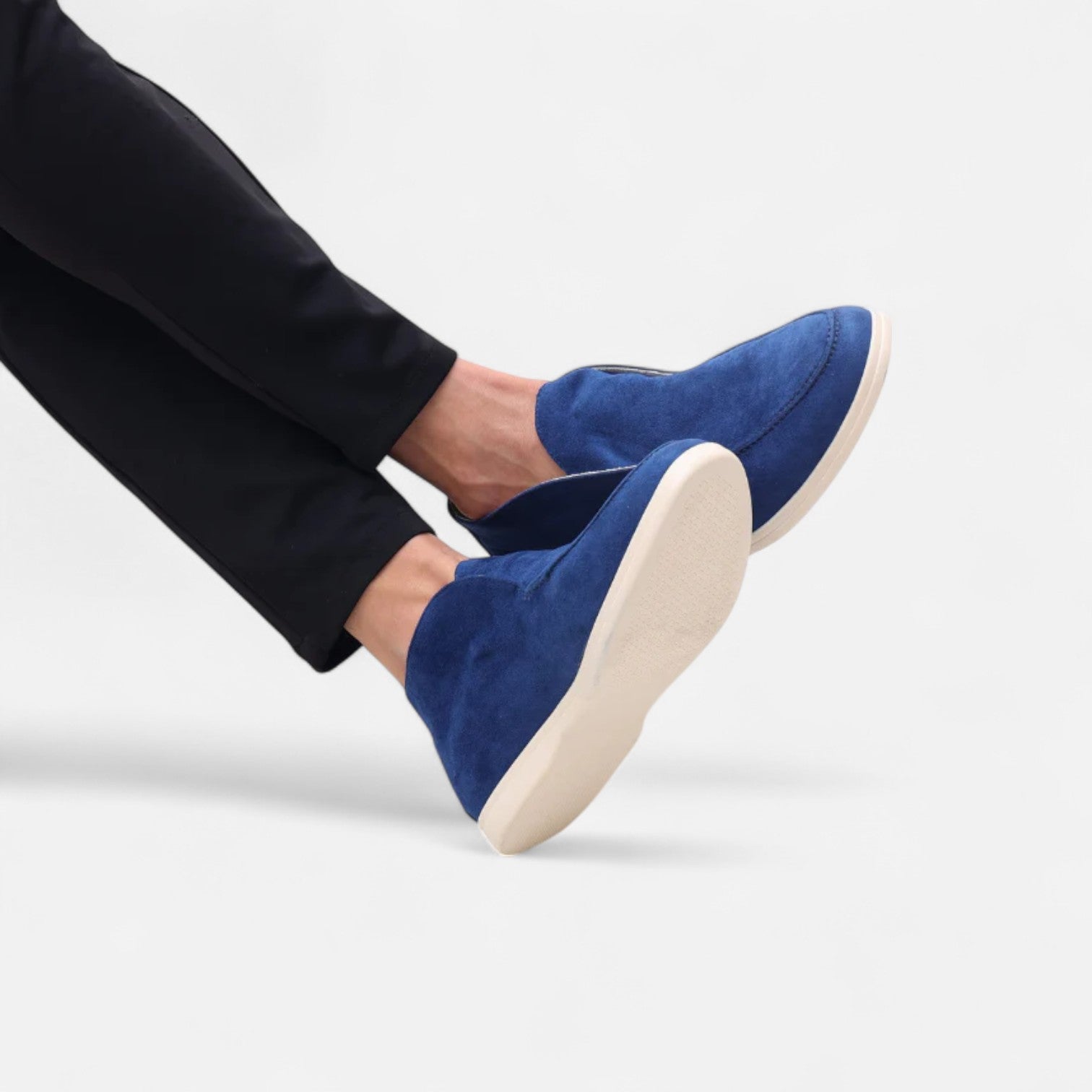 Bellanoa | Men’s High-Cut Suede Loafers