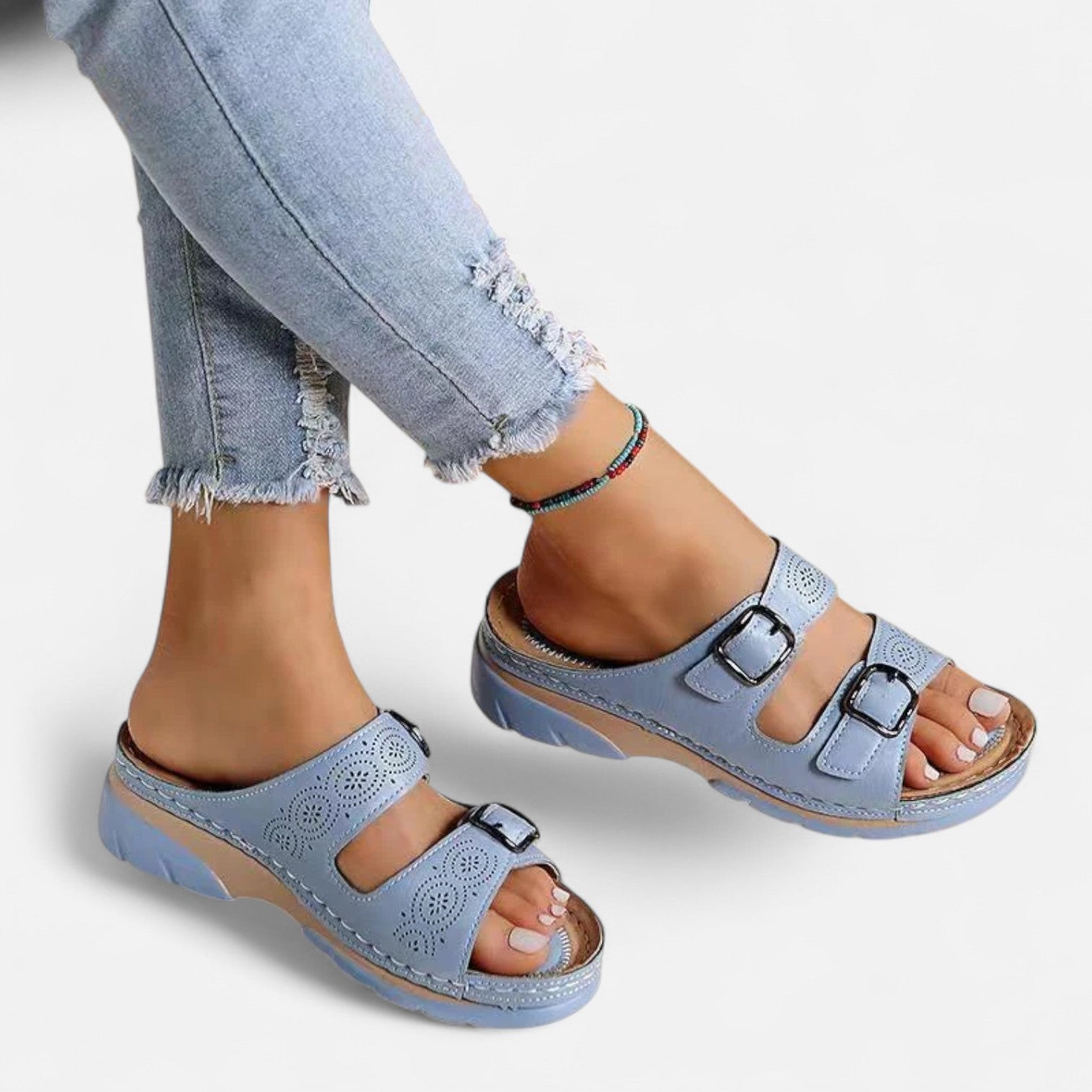 Bellanoa | Women’s Orthopaedic Sandals in Cushioned Leather