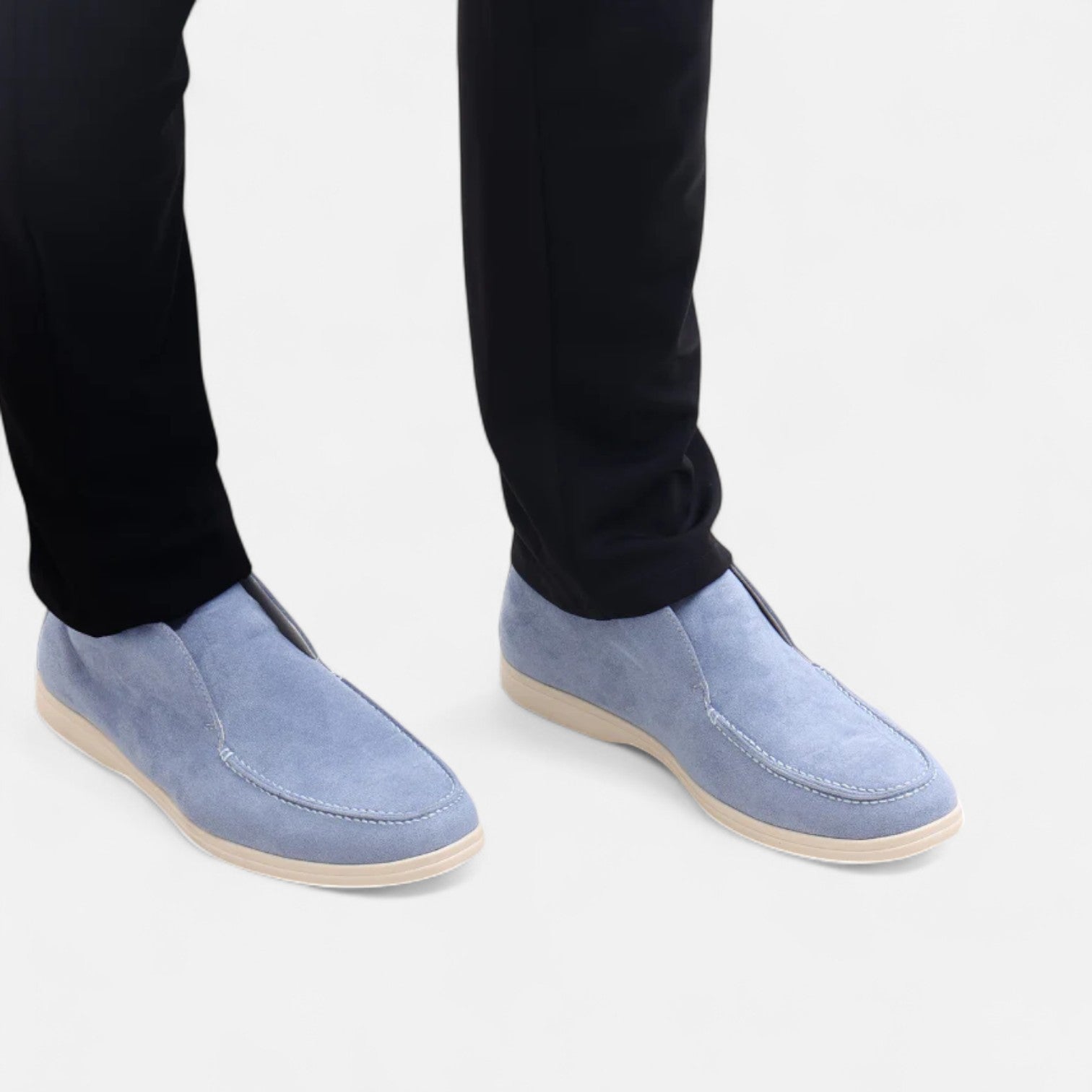 Bellanoa | Men’s High-Cut Suede Loafers