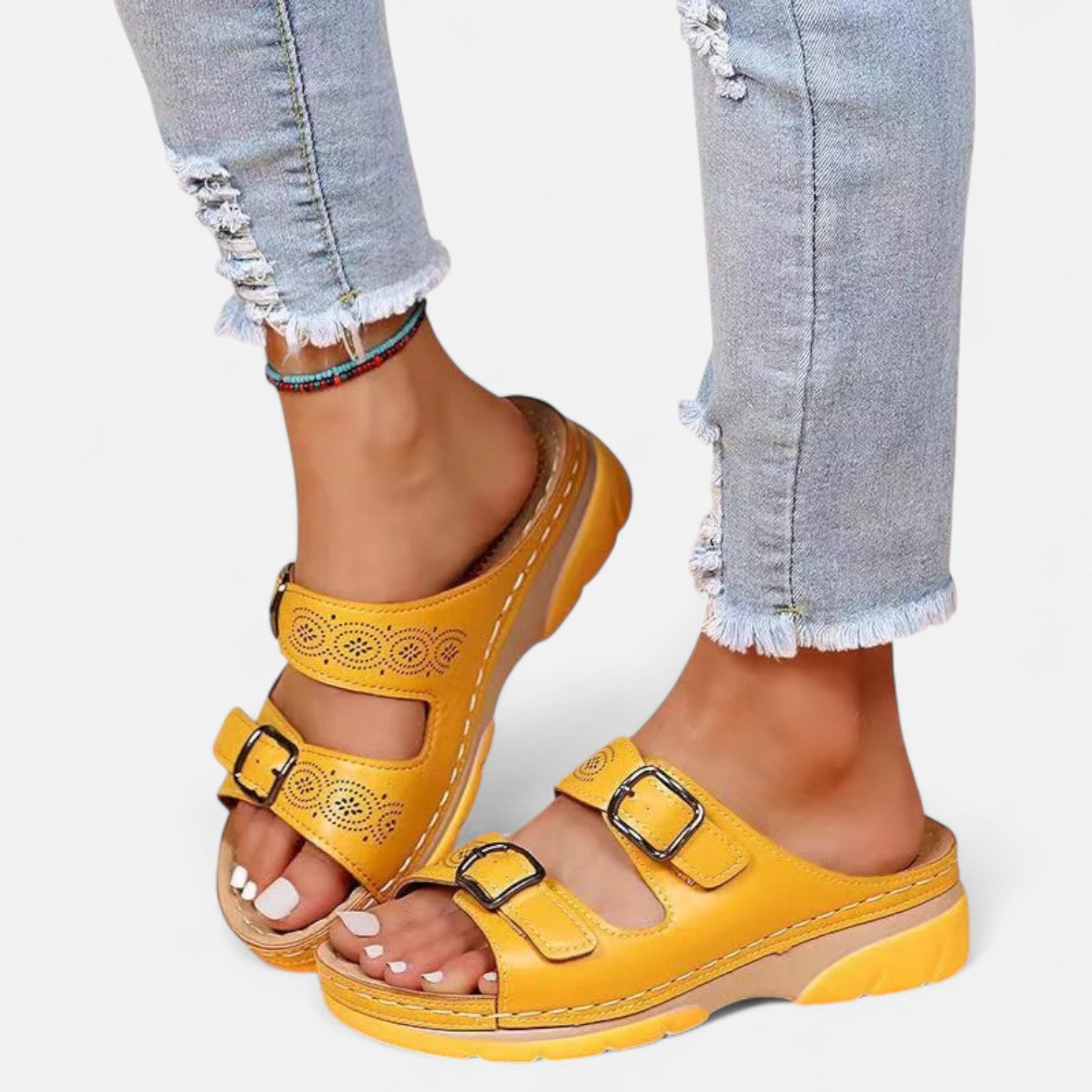 Bellanoa | Women’s Orthopaedic Sandals in Cushioned Leather