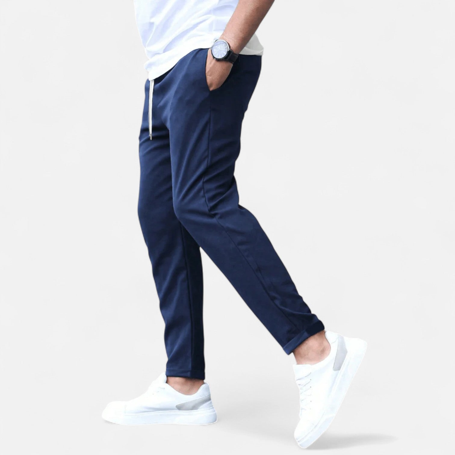 Bellanoa | Men’s Refined Jogger Pants with Adjustable Waist