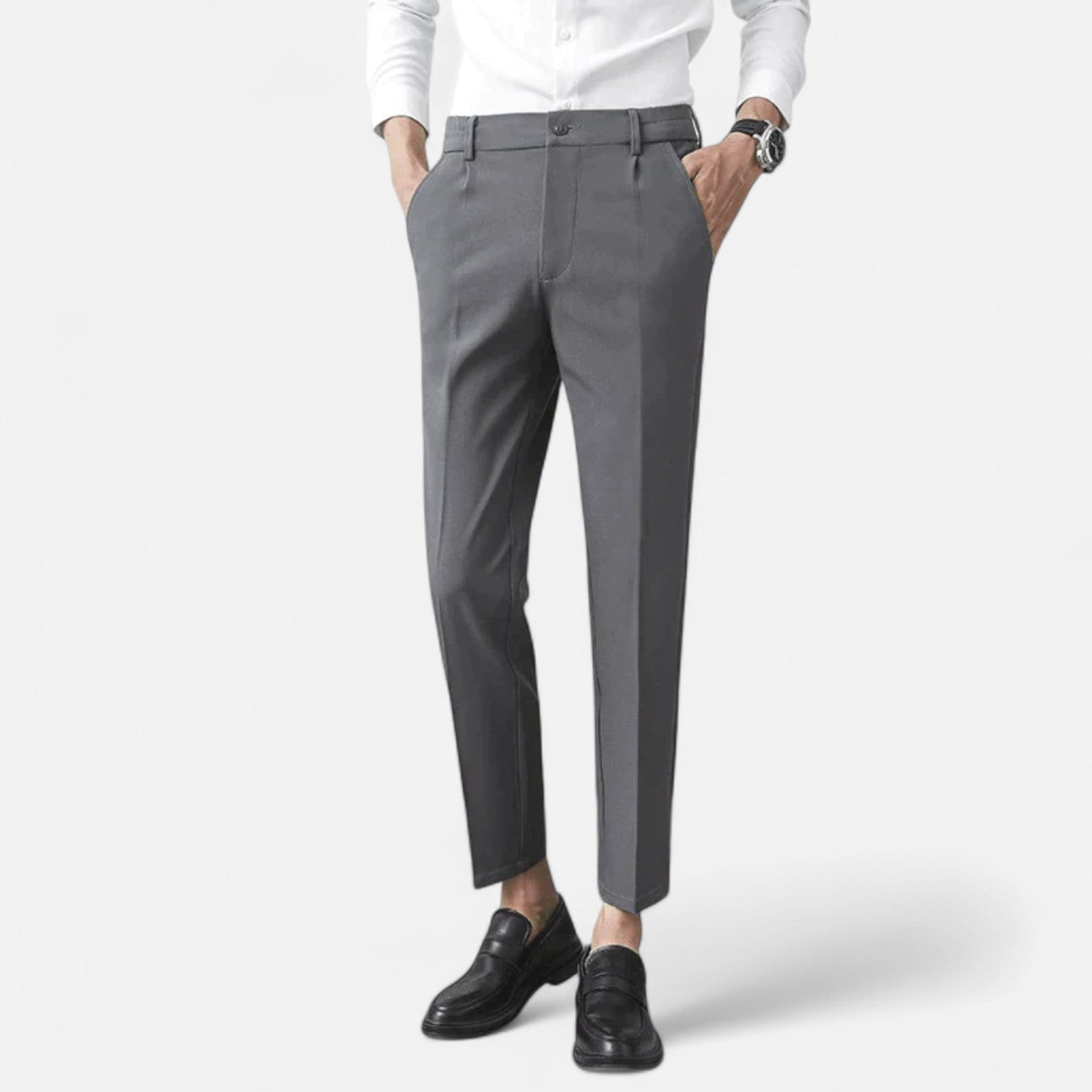 Bellanoa | Men’s Everyday Stretch Cotton Trousers