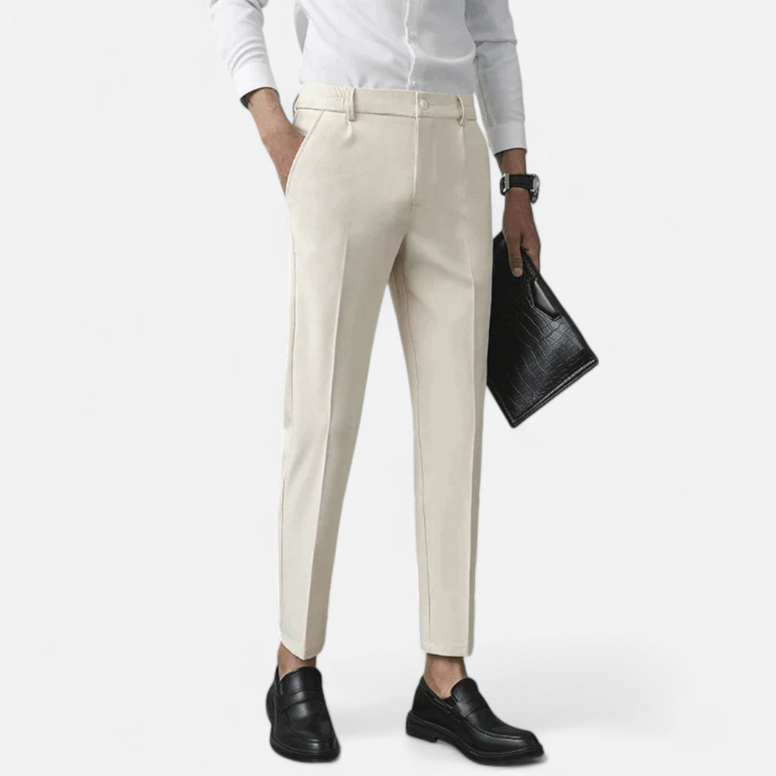Bellanoa | Men’s Everyday Stretch Cotton Trousers