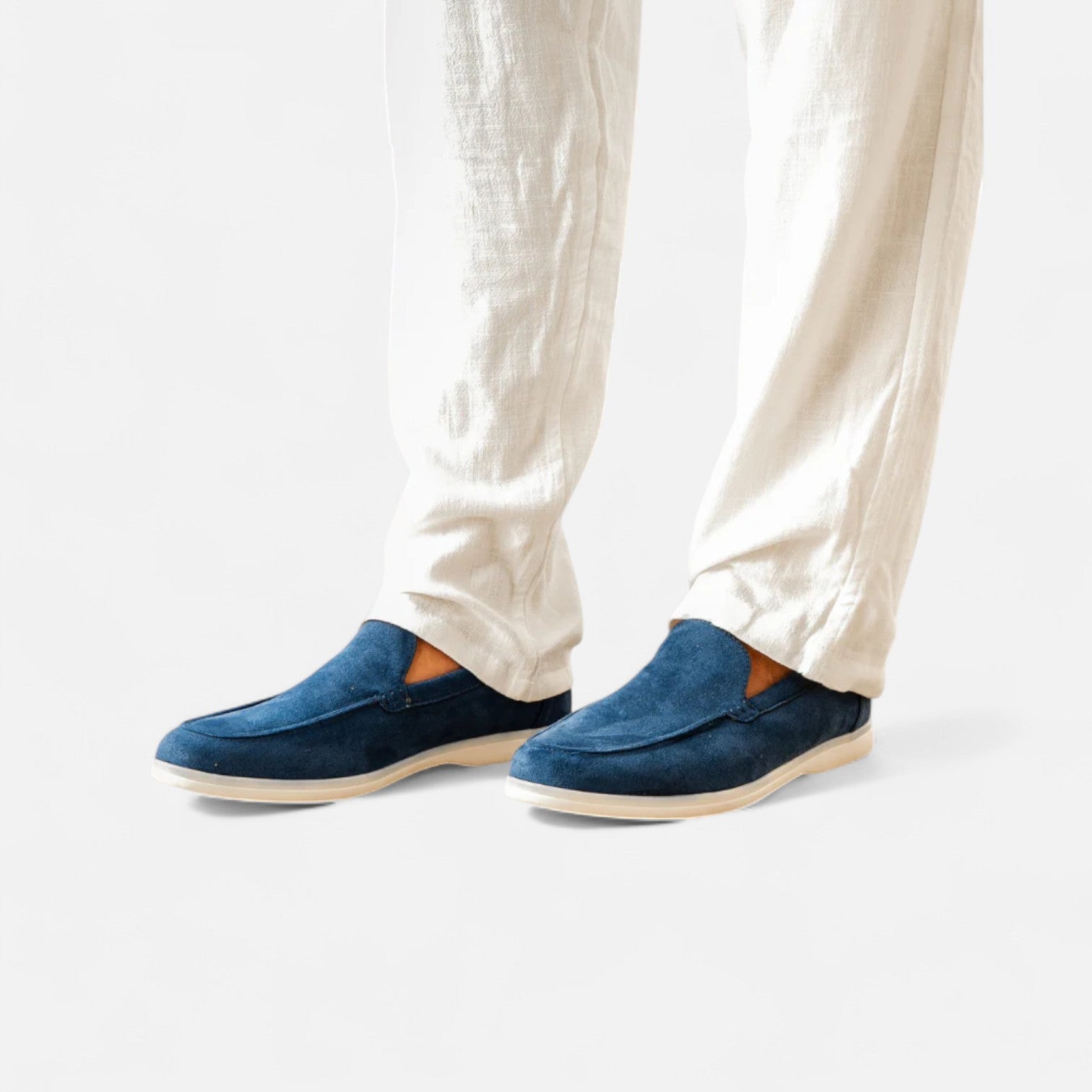 Bellanoa | Men’s Riviera Suede Penny Loafers