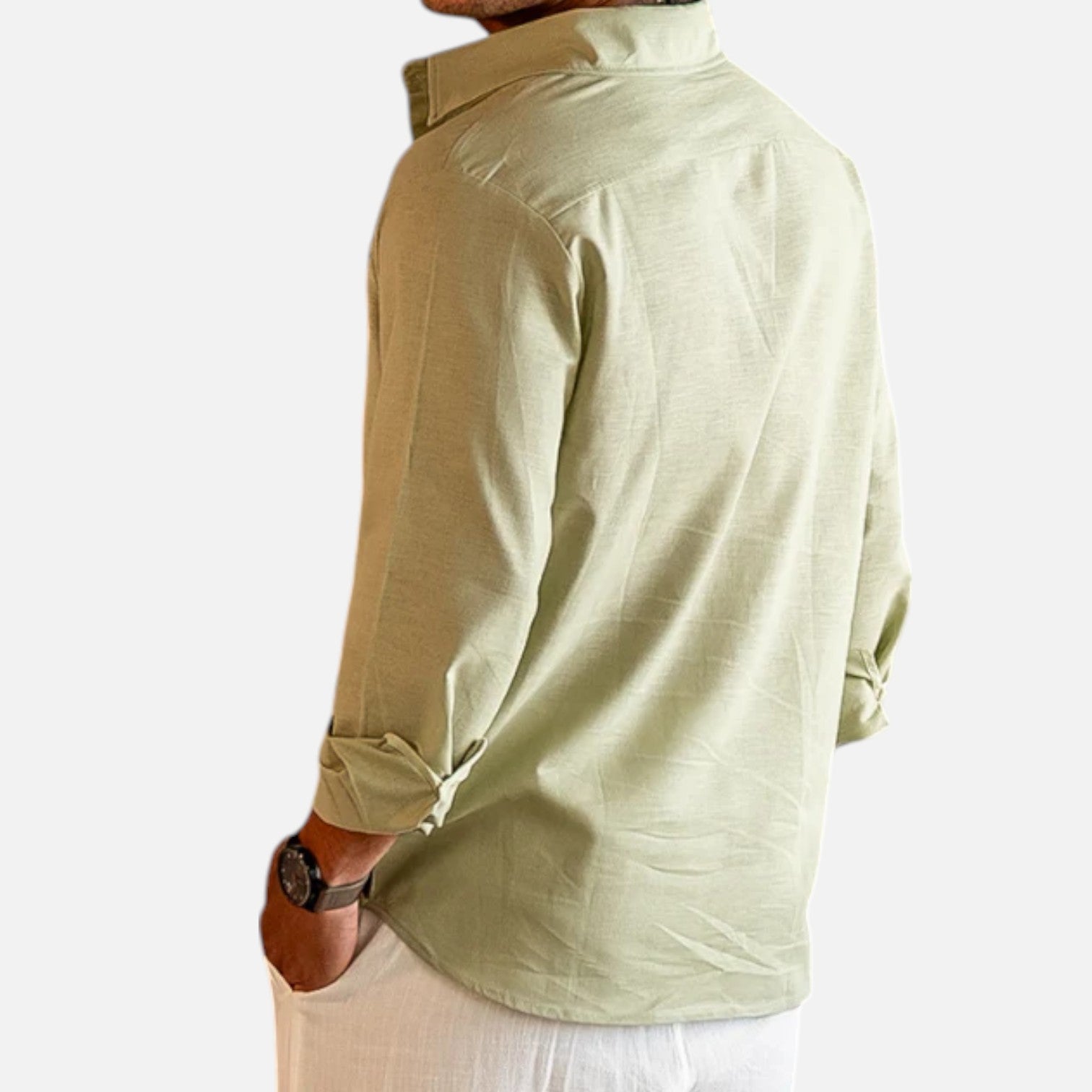 Bellanoa | Men’s Ivy Linen Button-Down Shirt