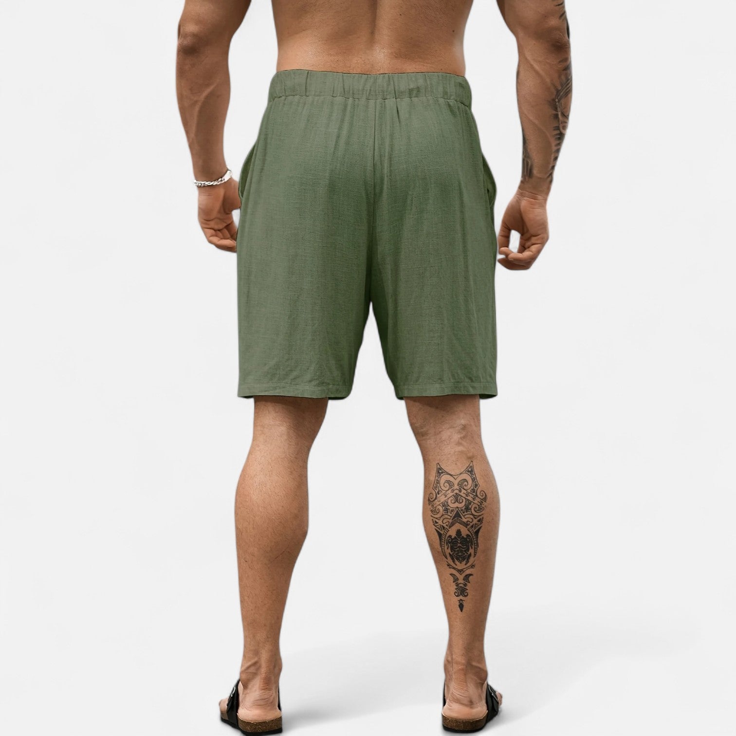 Bellanoa | Men’s Heritage Linen Shorts for Leisure Days