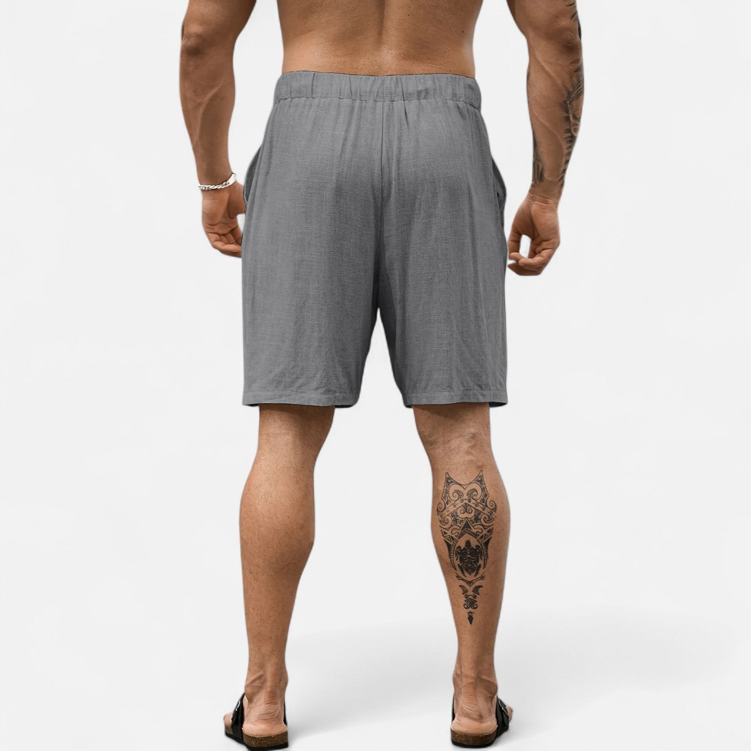 Bellanoa | Men’s Heritage Linen Shorts for Leisure Days