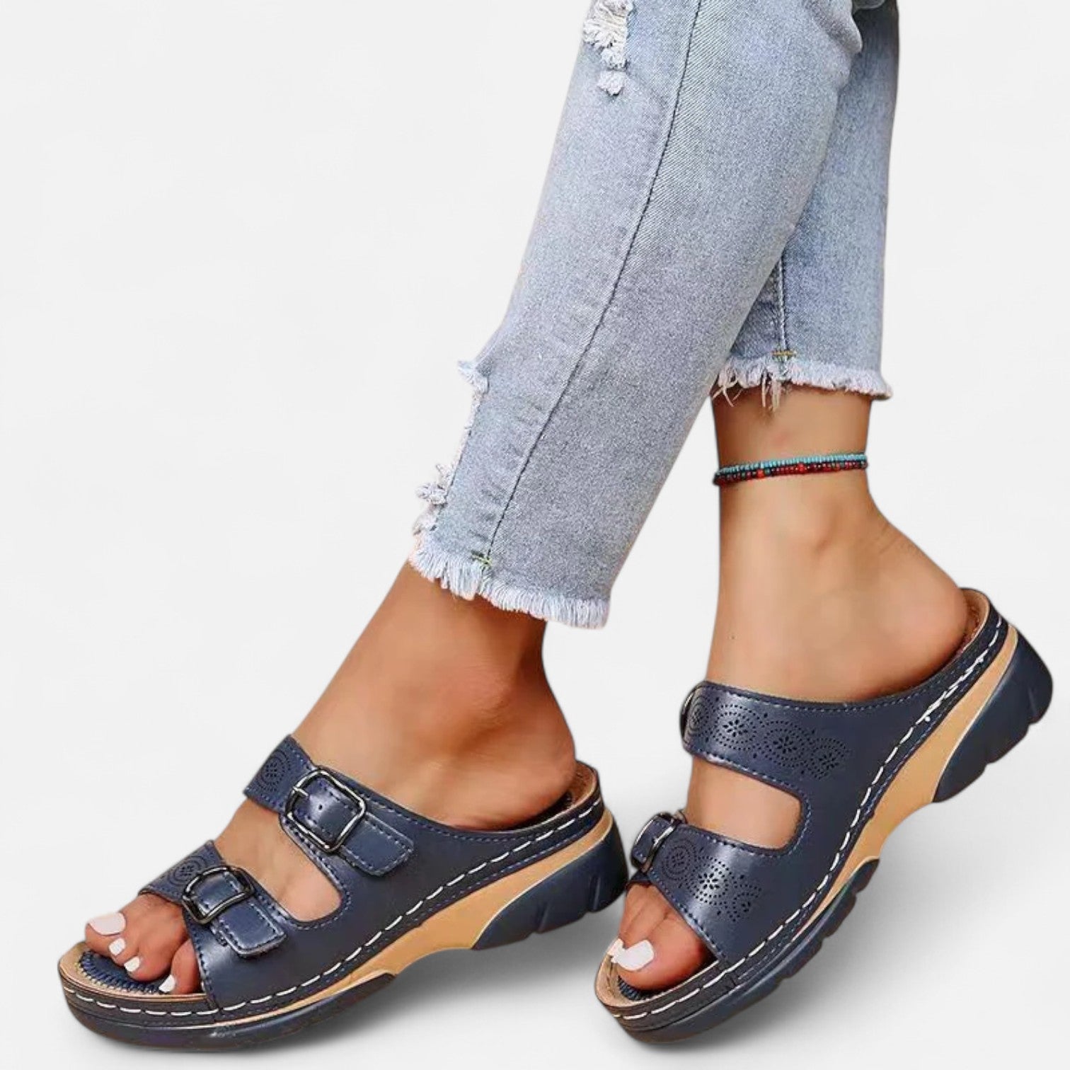 Bellanoa | Women’s Orthopaedic Sandals in Cushioned Leather