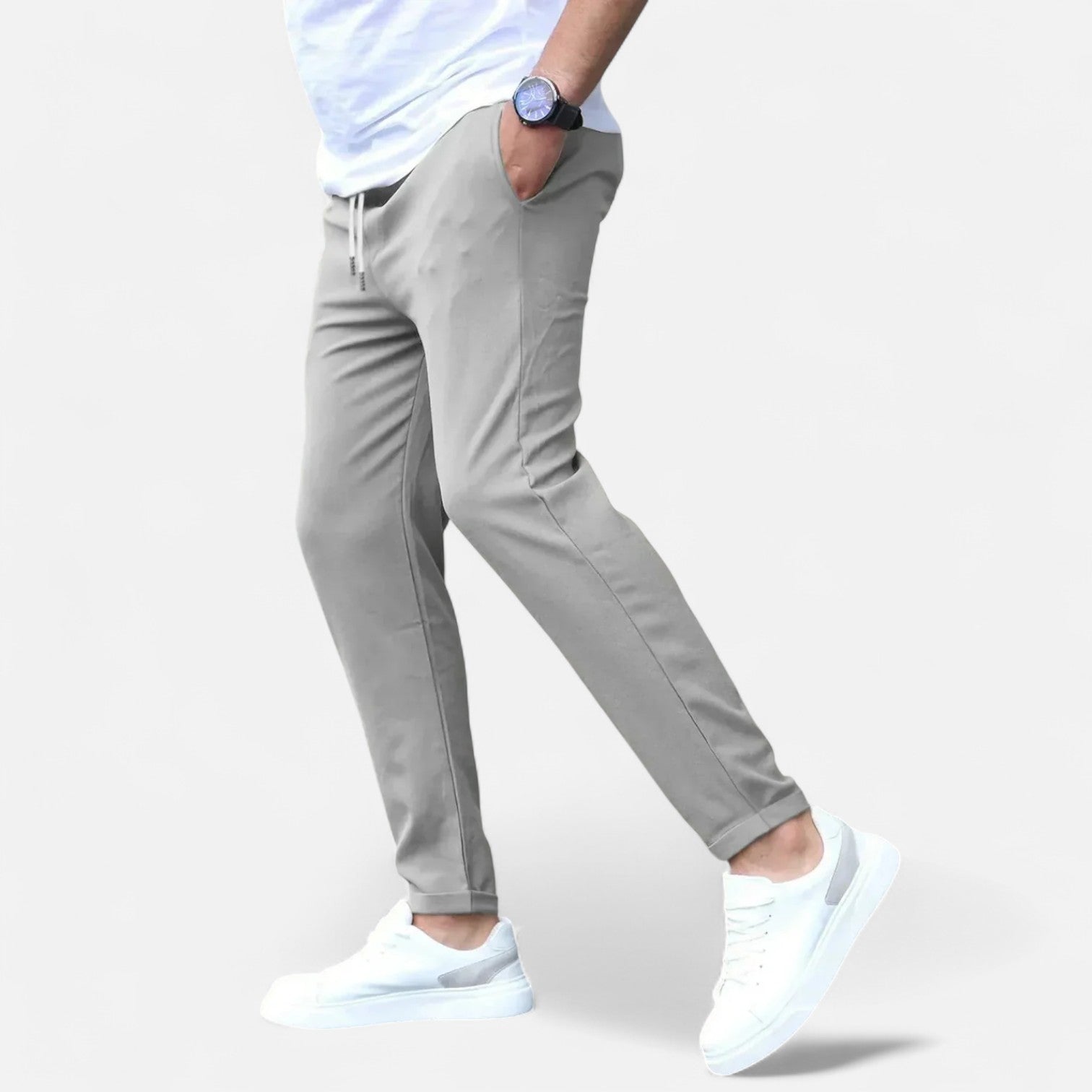Bellanoa | Men’s Refined Jogger Pants with Adjustable Waist