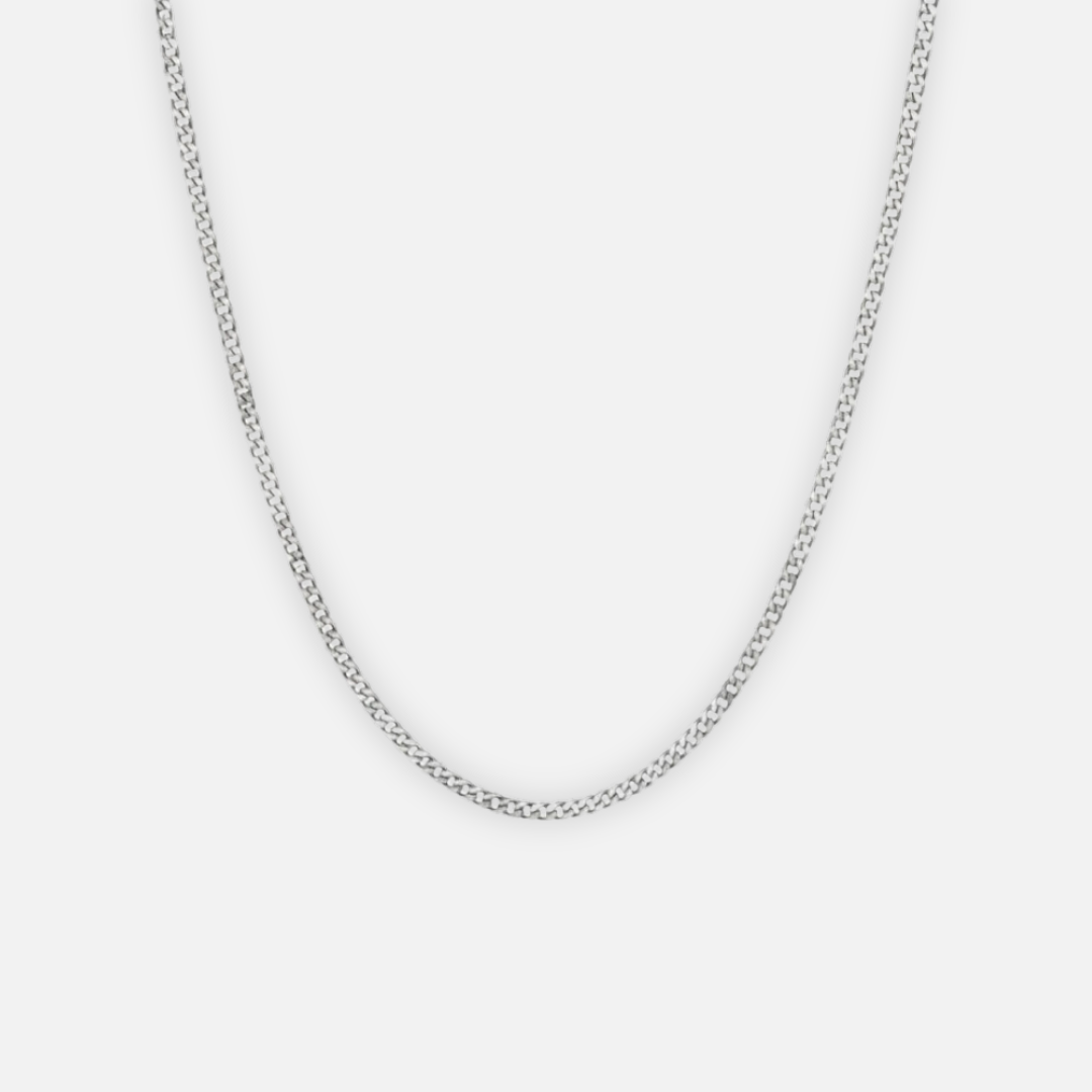 Noviqlo | Stainless Steel Cuban Link Chain Necklace 3mm