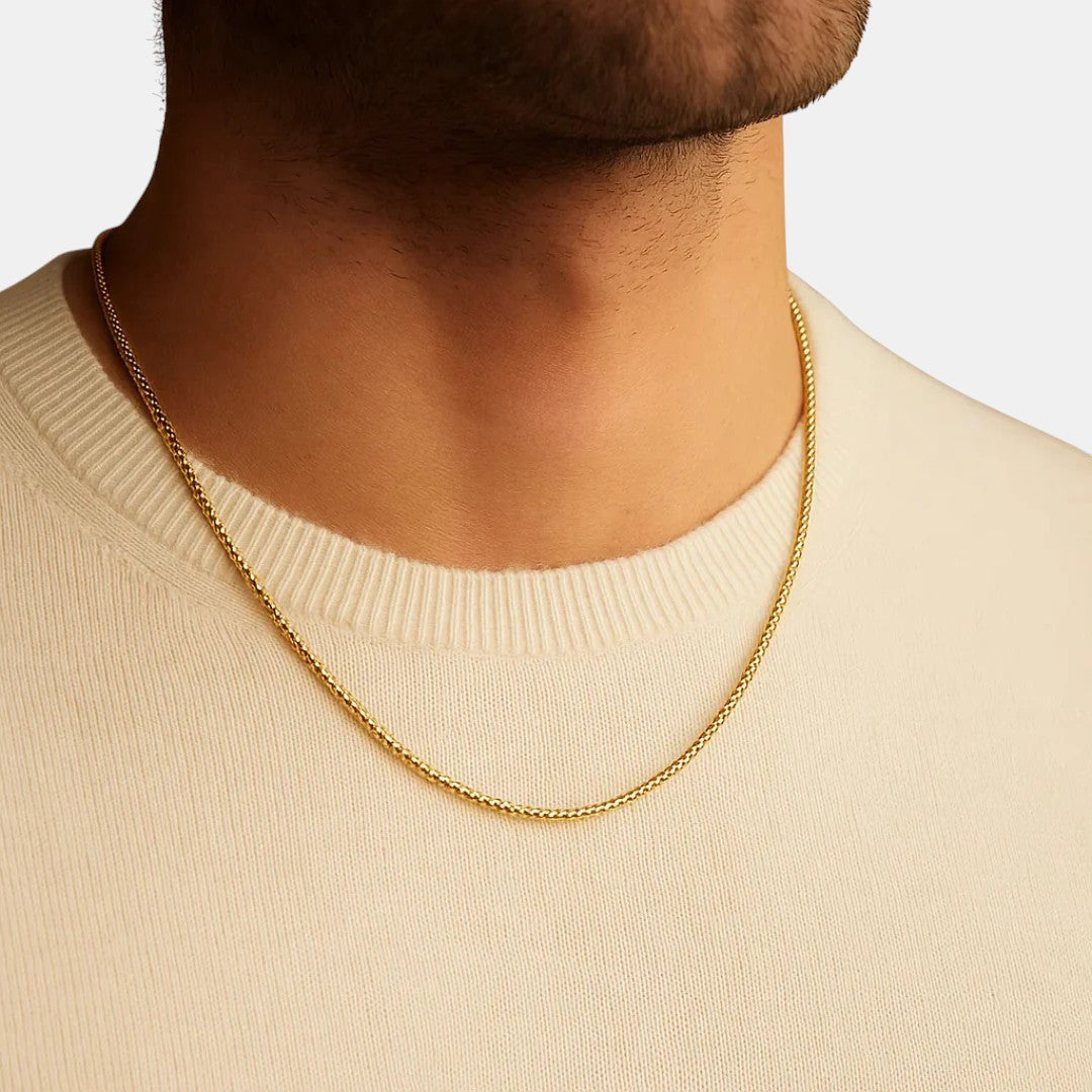 Noviqlo | Stainless Steel Cuban Link Chain Necklace 3mm