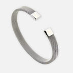 Noviqlo | Stainless Steel Cable Open Bracelet
