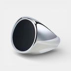Noviqlo | Stainless Steel Oval Signet Ring