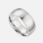 Noviqlo | Premium Titanium Steel Dome Ring 8mm