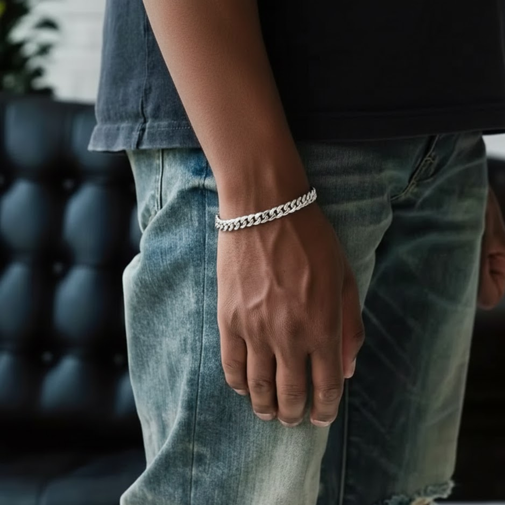Noviqlo | Stainless Steel Cuban Link Bracelet