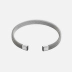 Noviqlo | Stainless Steel Cable Open Bracelet