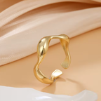 Noviqlo | Wave Open Ring