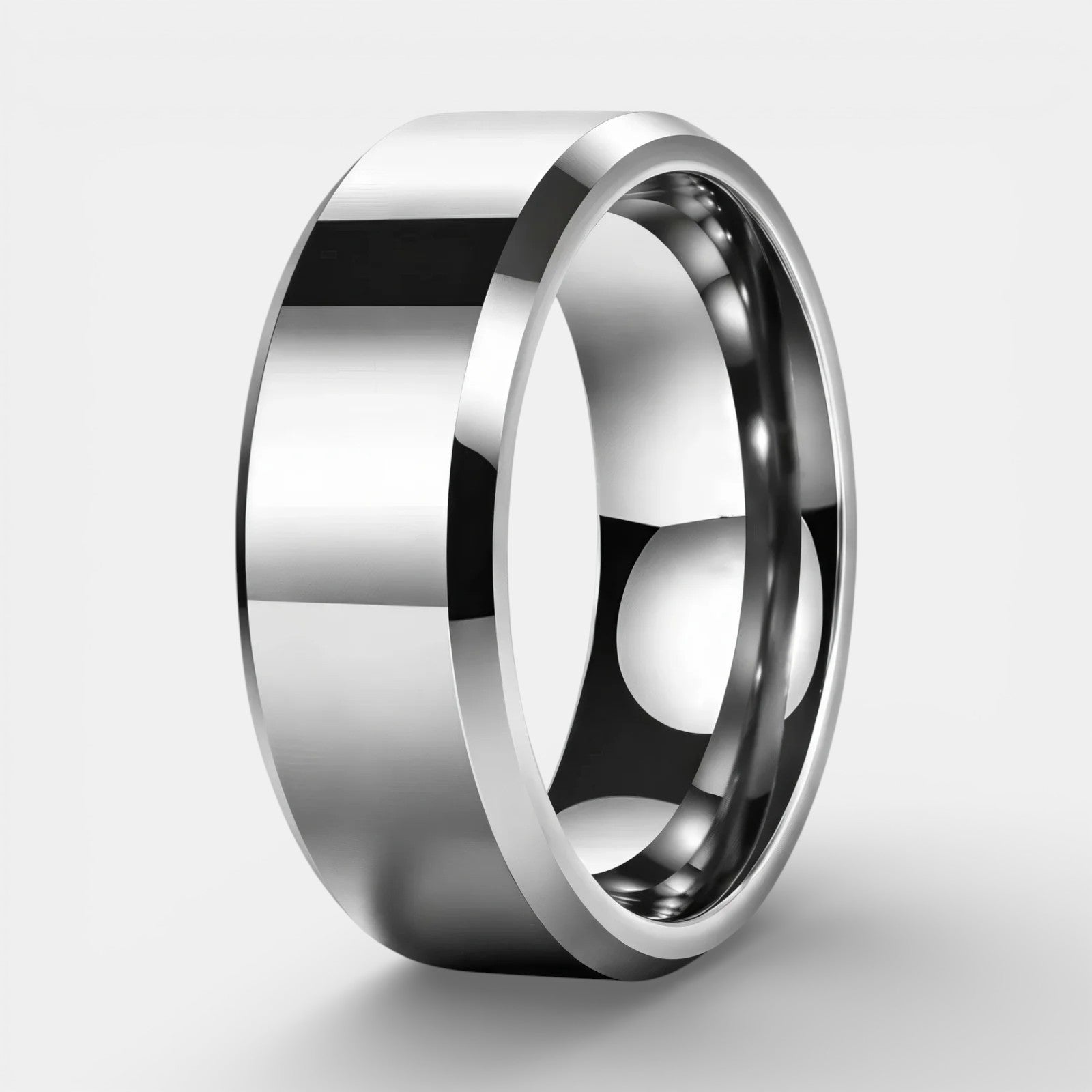 Noviqlo | High Polished Stainless Steel Ring 8mm