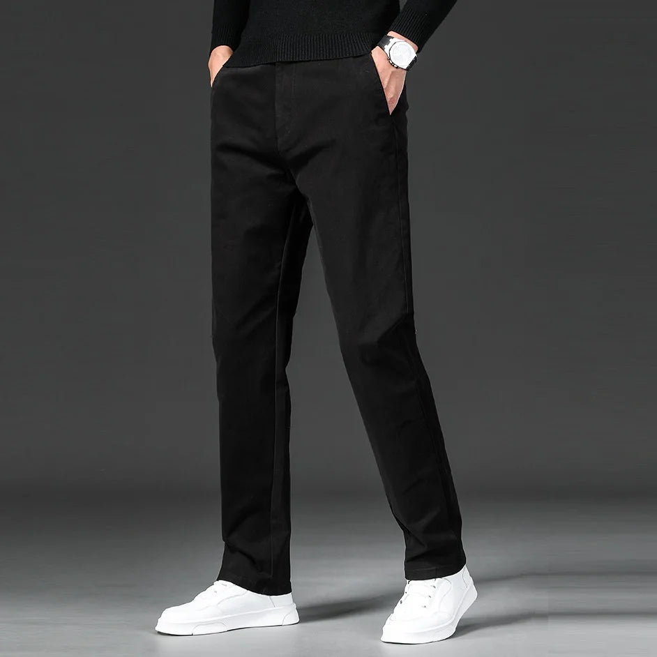 Travel-Ready Straight Fit Chino Pants