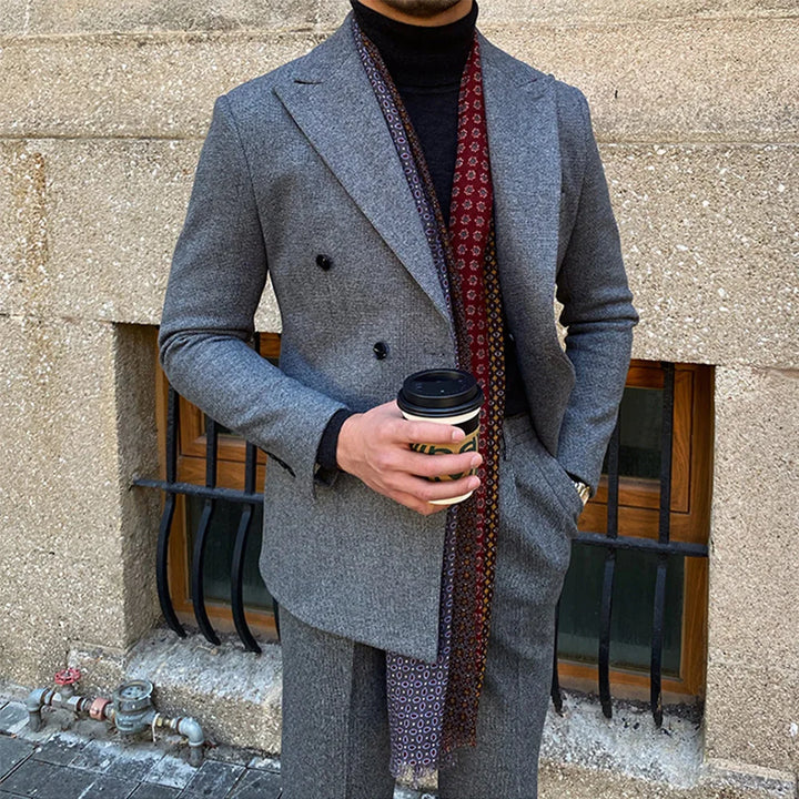 Travel-Ready Double-Breasted Suit