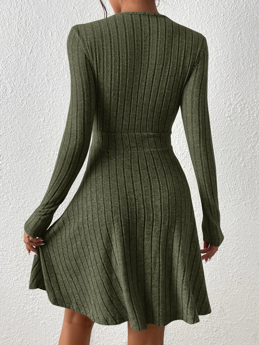 Travel-Ready A-Line Knit Dress