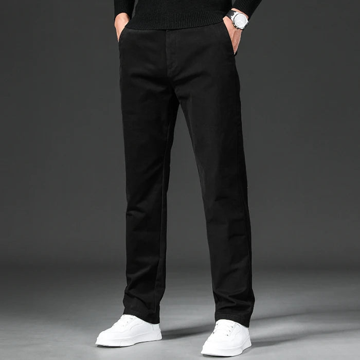 Travel-Ready Straight Fit Chino Pants