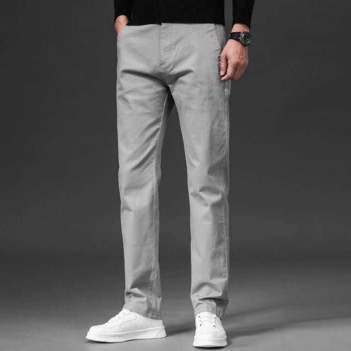 Travel-Ready Straight Fit Chino Pants