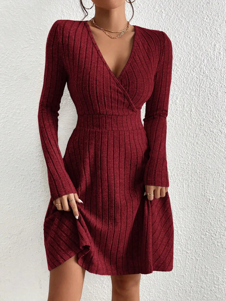 Travel-Ready A-Line Knit Dress