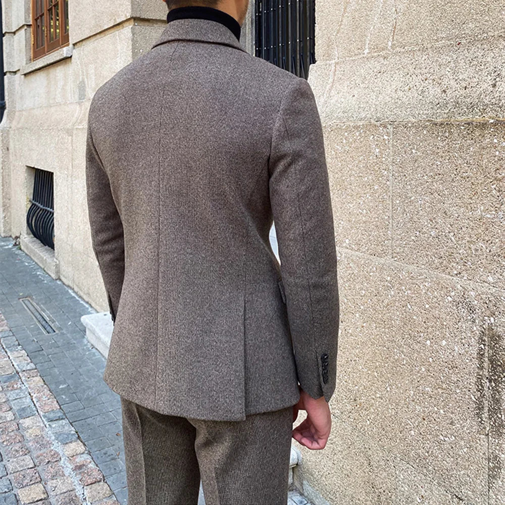 Travel-Ready Double-Breasted Suit