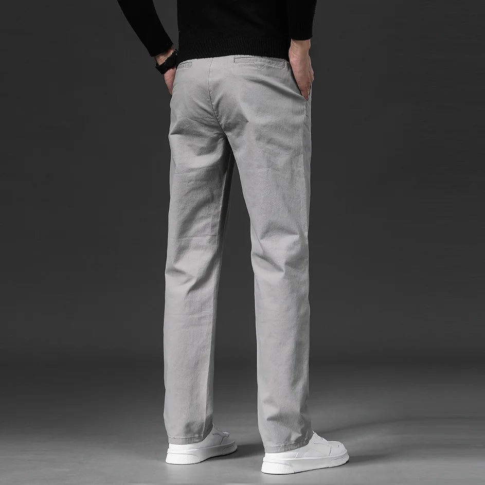 Travel-Ready Straight Fit Chino Pants