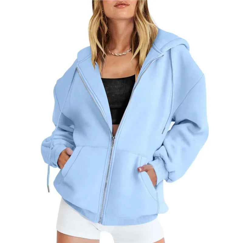 Travel-Ready Zip Sweatshirt