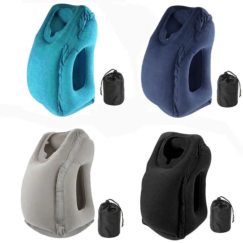 PVC Inflatable Travel Pillow