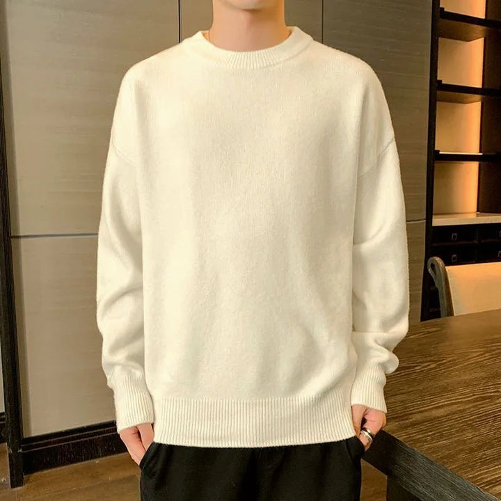 Travel-Ready Classic Knit Sweater