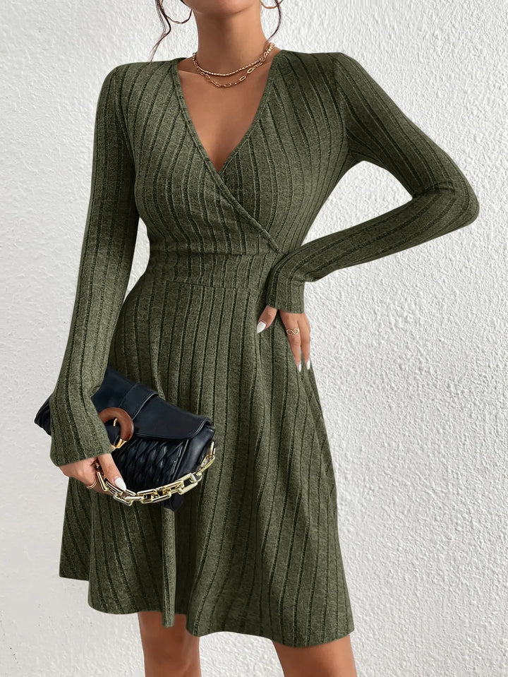 Travel-Ready A-Line Knit Dress