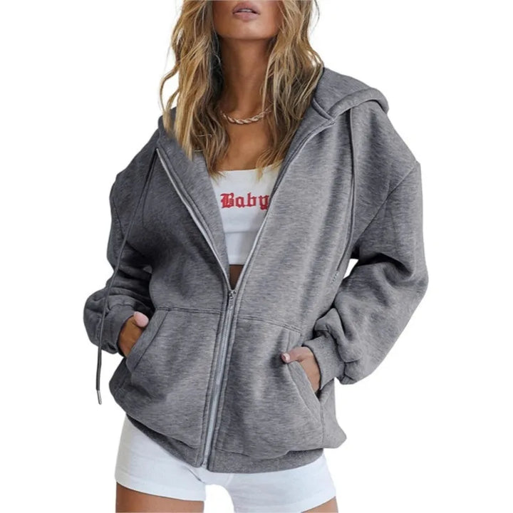 Travel-Ready Zip Sweatshirt